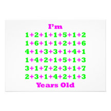 105 Years Old Magenta Gr Personalized Announcements
