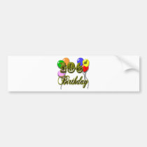 106th Birthday Celebration bumper stickers