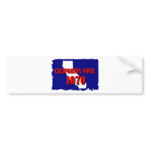 1070 CALIFORNIA BUMPER STICKERS