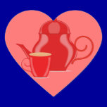 107 GLOSSY RED TEA KETTLE VECTOR GRAPHICS LOGO ICO stickers