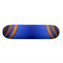 10 Blue & Orange Skateboard