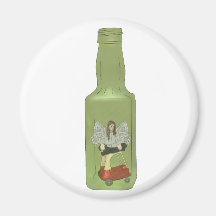 10 green bottles 7 fridge magnet