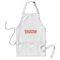 10 of 8 People Have Trouble With Fractions Apron