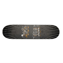 10 Piece Drum Kit: 3D Model: Custom Skateboard