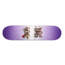 10 Piece Drum Kit: 3D Model: Custom Skateboard
