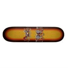 10 Piece Drum Kit: 3D Model: Custom Skateboard