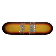 10 Piece Drum Kit: 3D Model: Custom Skateboard