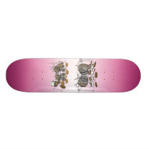 10 Piece Drum Kit: 3D Model: Custom Skateboard