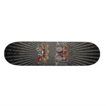 10 Piece Drum Kit: 3D Model: Custom Skateboard
