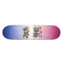 10 Piece Drum Kit: 3D Model: Custom Skateboard