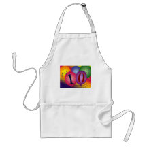 10 year old birthday balloons! apron
