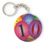 10 year old birthday balloons! keychains