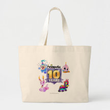 10ème Logo d'anniversaire Sac En Toile