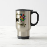 10èmes cadeaux d'anniversaire et habillement heure mugs