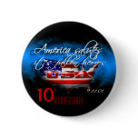 10th Anniversary Fallen Heroes 9/11 Button