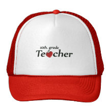10th. Grade Teacher Mesh Hats