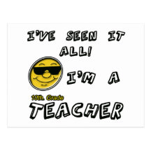 10th. Grade Teacher Post Cards