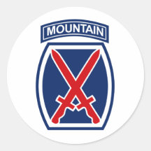 10th Mountain Division Sticker