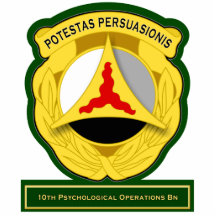 10th Psychological Operations Battalion DUI Photo Cutouts
