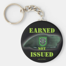 10th special forces flash green berets Keychain