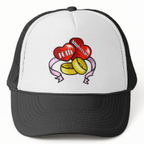 10th Wedding Anniversary Gifts Mesh Hat