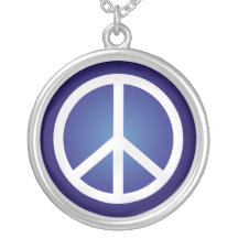 10x10SapphRd, BigPeaceSym2blk2 Pendants