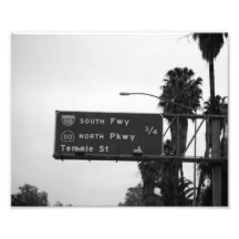 110 Freeway Sign Art Photo