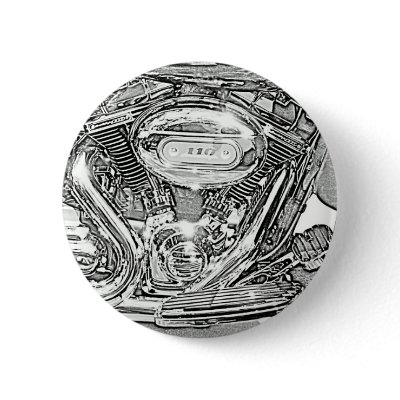 110 Screaming Eagle Harley Davidson Pinback Buttons by doubletquatro