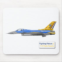 111th Fighter Squadron F-16 Fighting Falcon Mousepads
