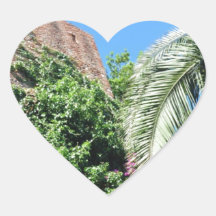 1179 CASTLE TOWER RUINS MYSTERIOUS HISTORICAL ARCH HEART STICKER