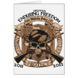 1186 MP Enduring Freedom Greeting Cards
