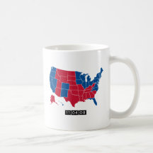 11.04.08: The Electoral Map that Changed History Mugs