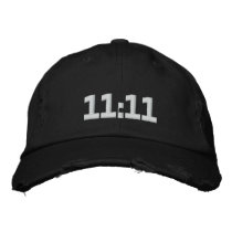 11:11 EMBROIDERED HATS