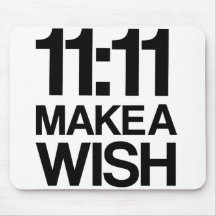 11:11 MAKE A WISH mousepad