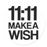 11:11 MAKE A WISH sticker