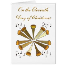 11 Pipers Piping Card