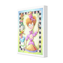 11"X14" CANVAS PRINT  - QUEEN OF TARTS