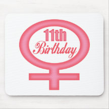 11èmes cadeaux d'anniversaire de filles tapis de souris