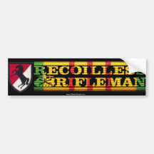 11th ACR 106mm Recoilless Rifleman Sticker Bumper Sticker