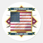 11th Michigan Volunteer Infantry Sticker