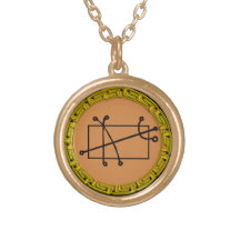 11th pentacle of greek solomon personalized necklace