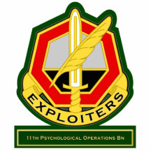 11th Psychological Operations Battalion DUI Acrylic Cut Out