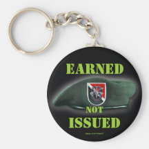 11th special forces flash green berets Keychain