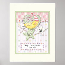 11x14 Personalized Baby Name Wall Nursery Girl Posters