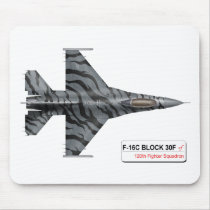 120th Fighter Squadron F-16 Fighting Falcon Mousepads