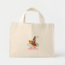1223627370, GIRL'S JUST WANNA HAVE FUN TOTE BAGS