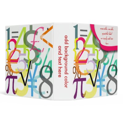 123 Financial binders, math binders Christmas Gift by fine_stationery