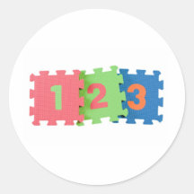 123 ROUND STICKERS