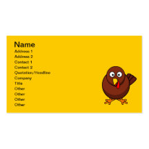12456965191856571265bloodsong_Turkey-RoundCartoon Business Cards