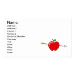 12935_RF_Clipart_Illustration_Arrow RED APPLE ARRO Business Cards